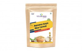Tots And Moms Foods Banana Soya Rice Cereal   Pack  200 grams